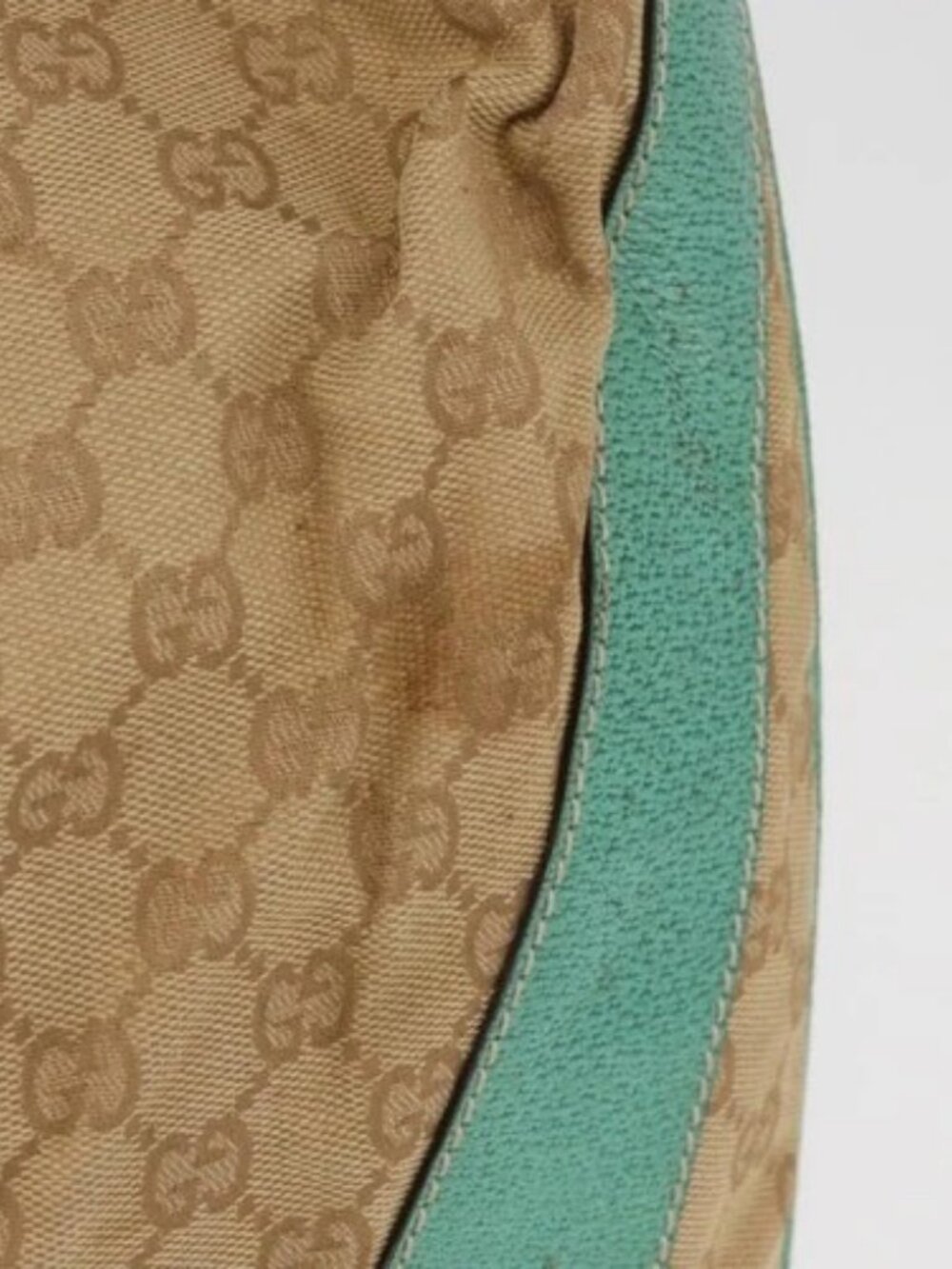 GUCCI GG Canvas Shoulder Bag Beige 124358 Auth AMZ130 - Picture 3 of 16